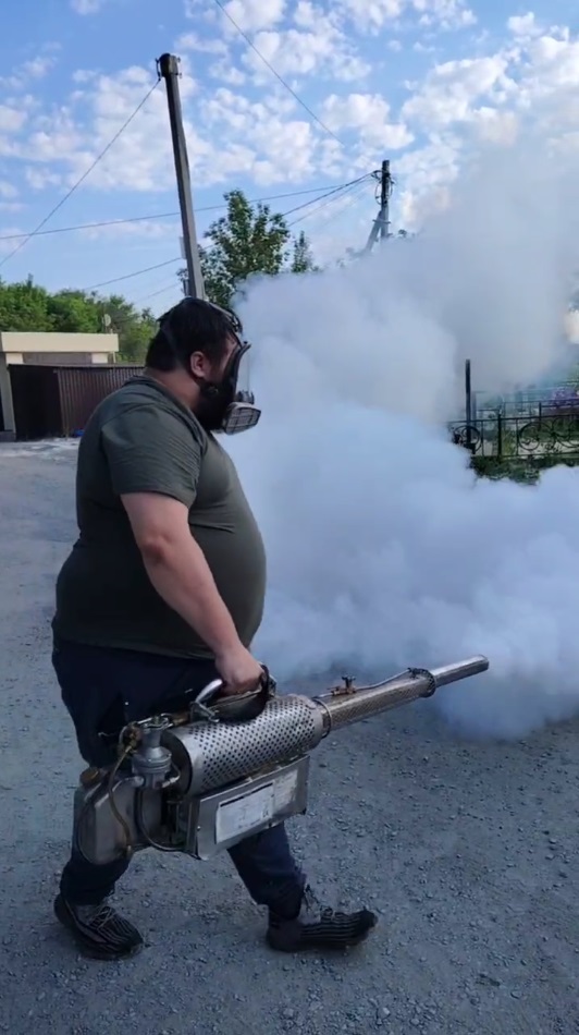 Процесс обработки туманом видео