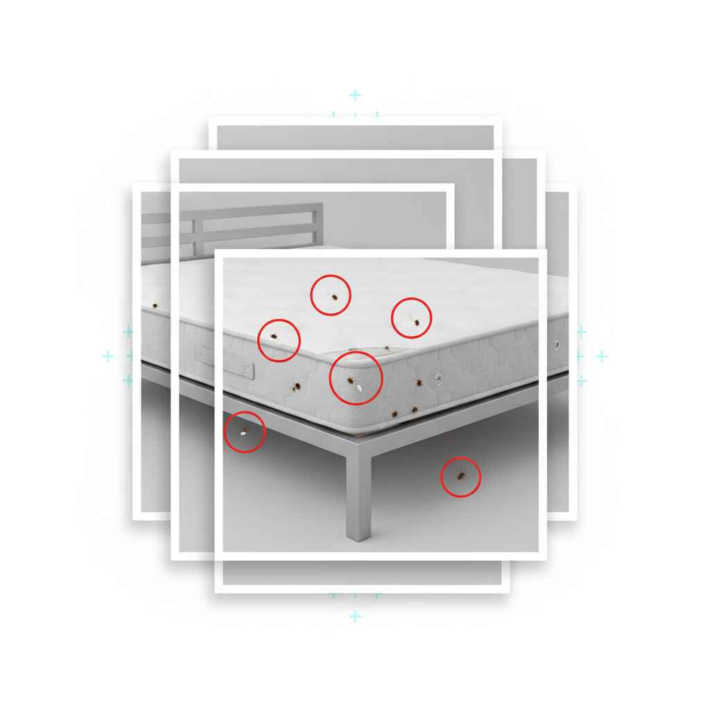 Места обитания клопов в кровати и мебели