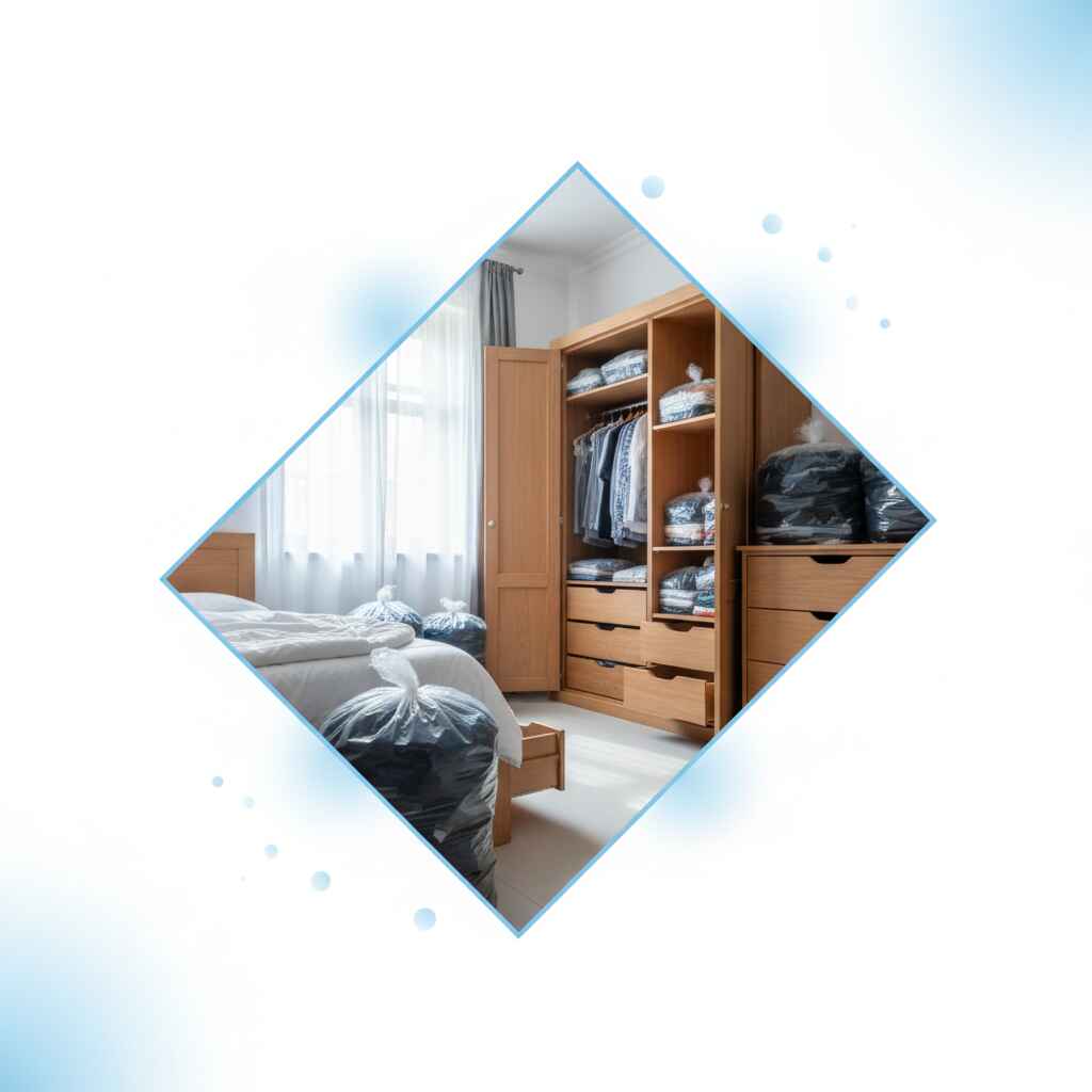 Подготовка комнаты к дезинсекции от моли